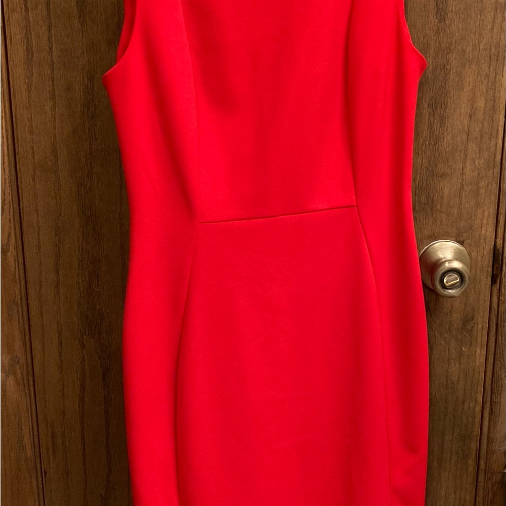 Calvin Klein Vibrant Red Mini Dress